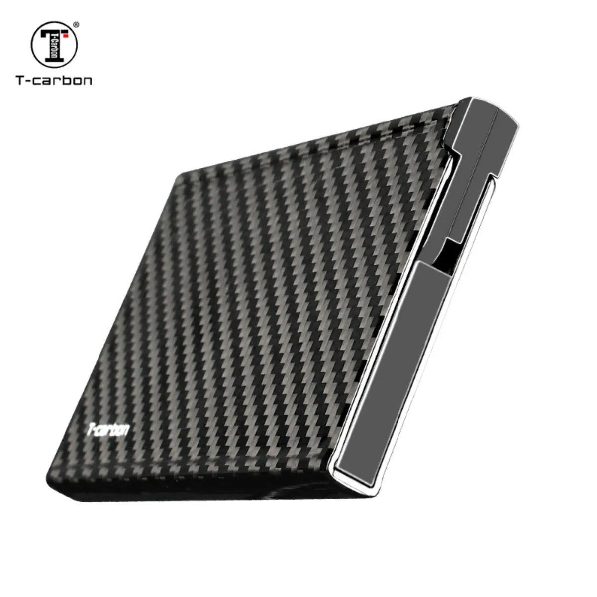 T-carbon Carbon Fiber Wallet Cash Card Holder Business Wallet Credit Card Prtector Case Cover Men & Women Cardholder